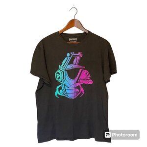 Fortnite Black S/S T-Shirt Men's Size L Large 100% Cotton